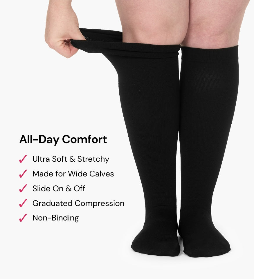 Everstride™ Wide Compression Socks